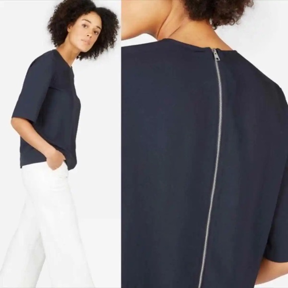 Everlane Zip Back Top - Picture 2 of 4